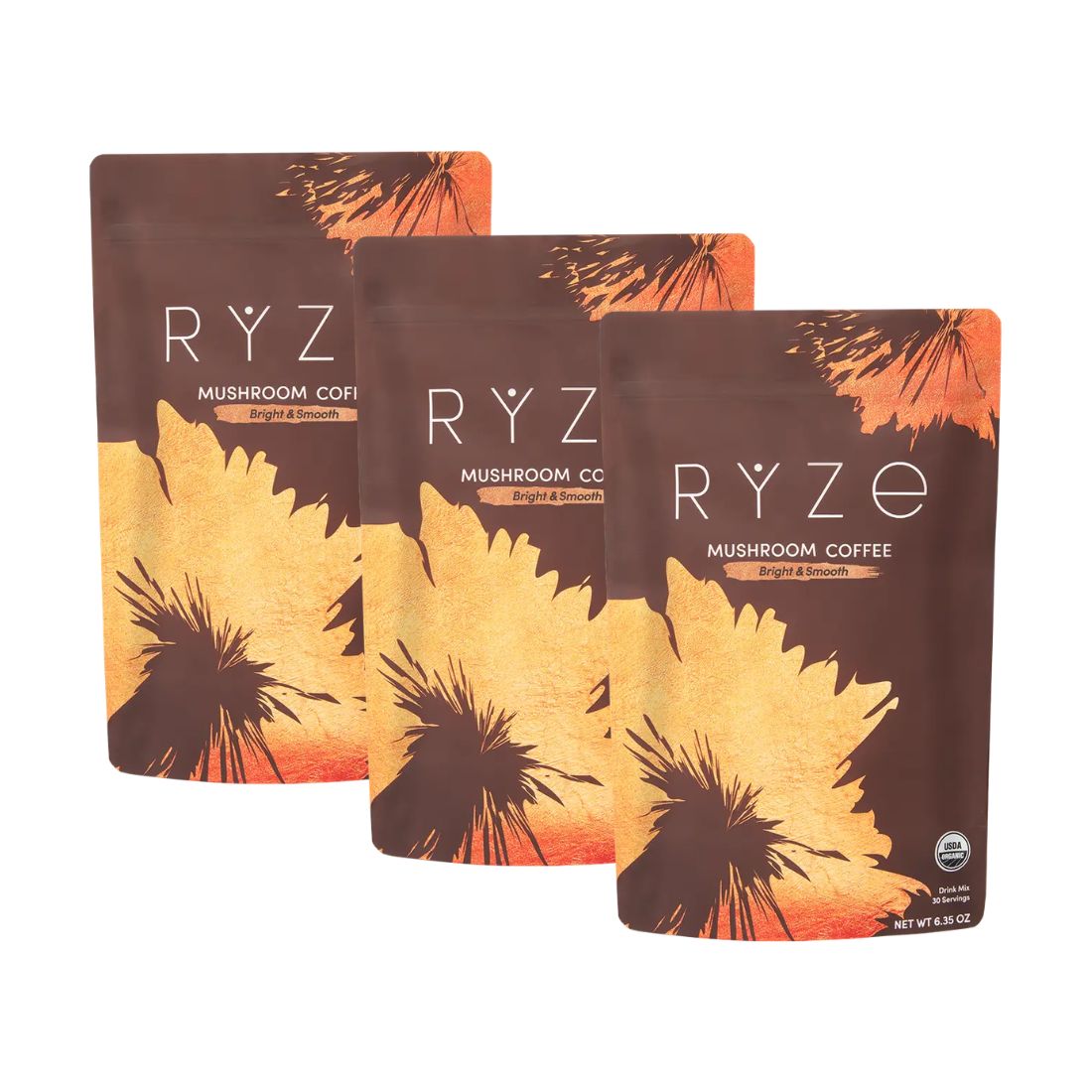 RYZE Mushroom Coffee (Pack of 3)