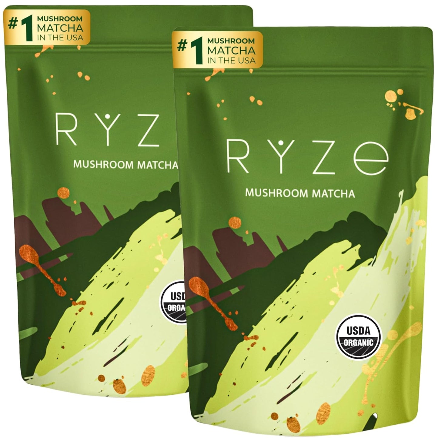 Ryze Mushroom Matcha (Pack of 2)